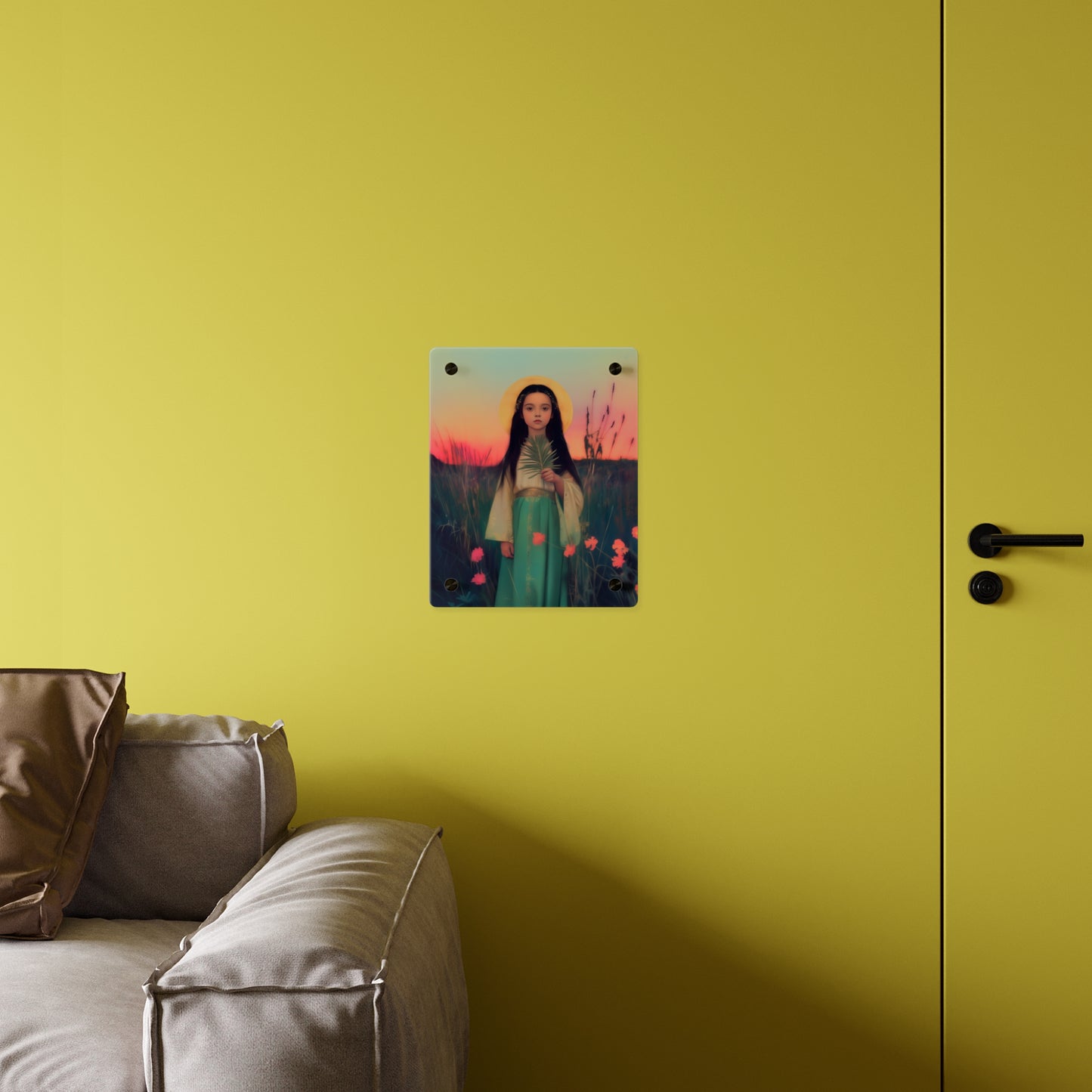 Saint Charity Wall Art Panel - Ready to Hang Acrylic Print - Catholic Saint Art - Patron Saint Print - Martyr of the Church
