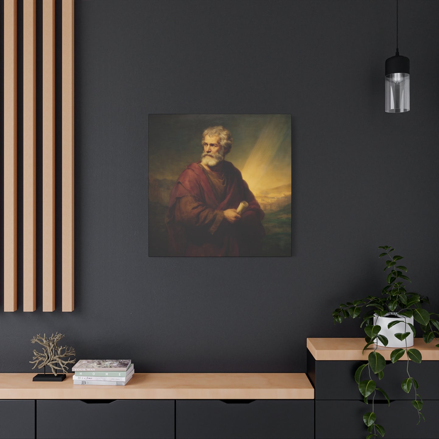Saint Phillip the Apostle -  Museum Wrapped Canvas - Sanctified Souls Print - Religious Art for your Home