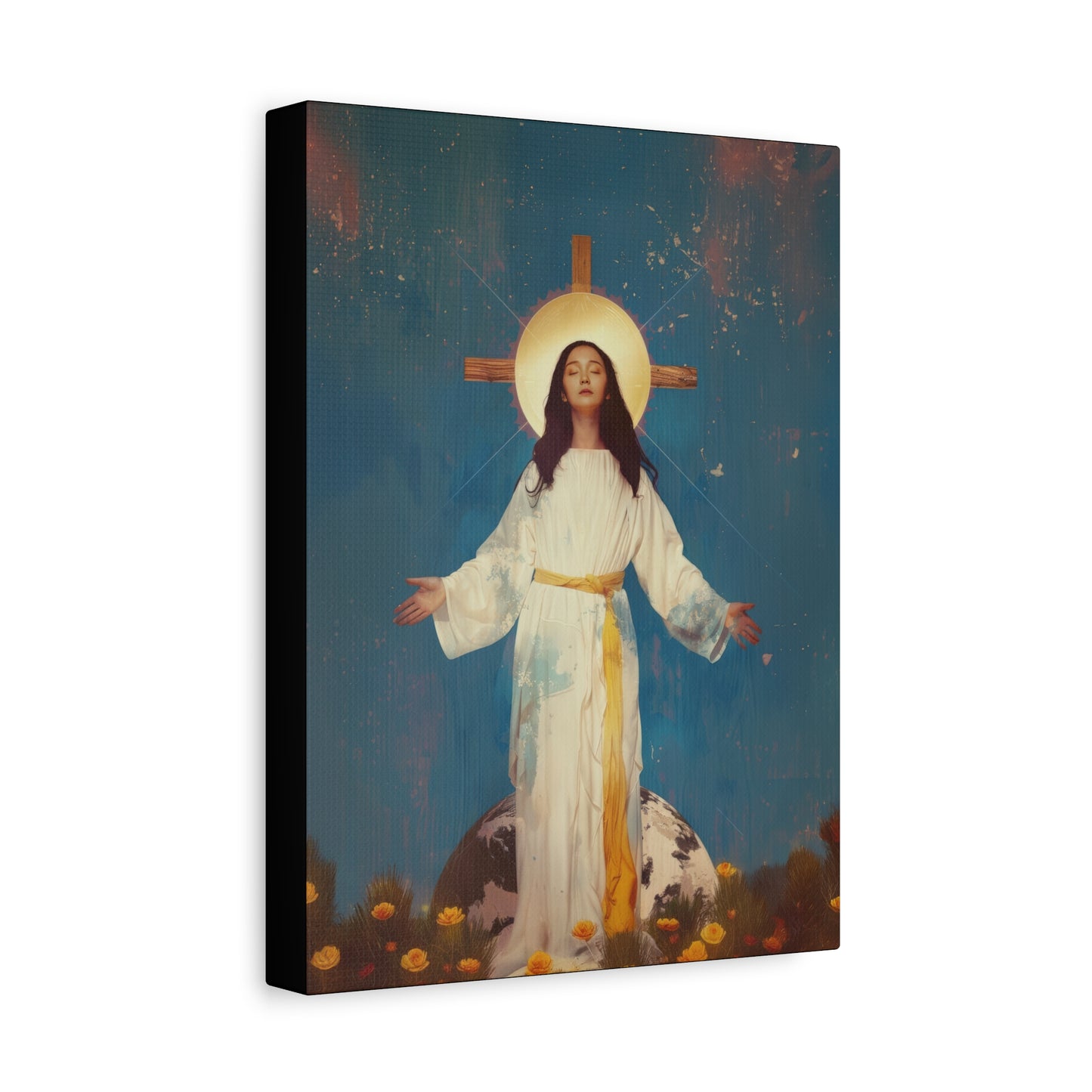 Our Lady of Akita - Mother Mary - Gallery Wrapped Canvas - Print - Religious Art for your Home - Catholic