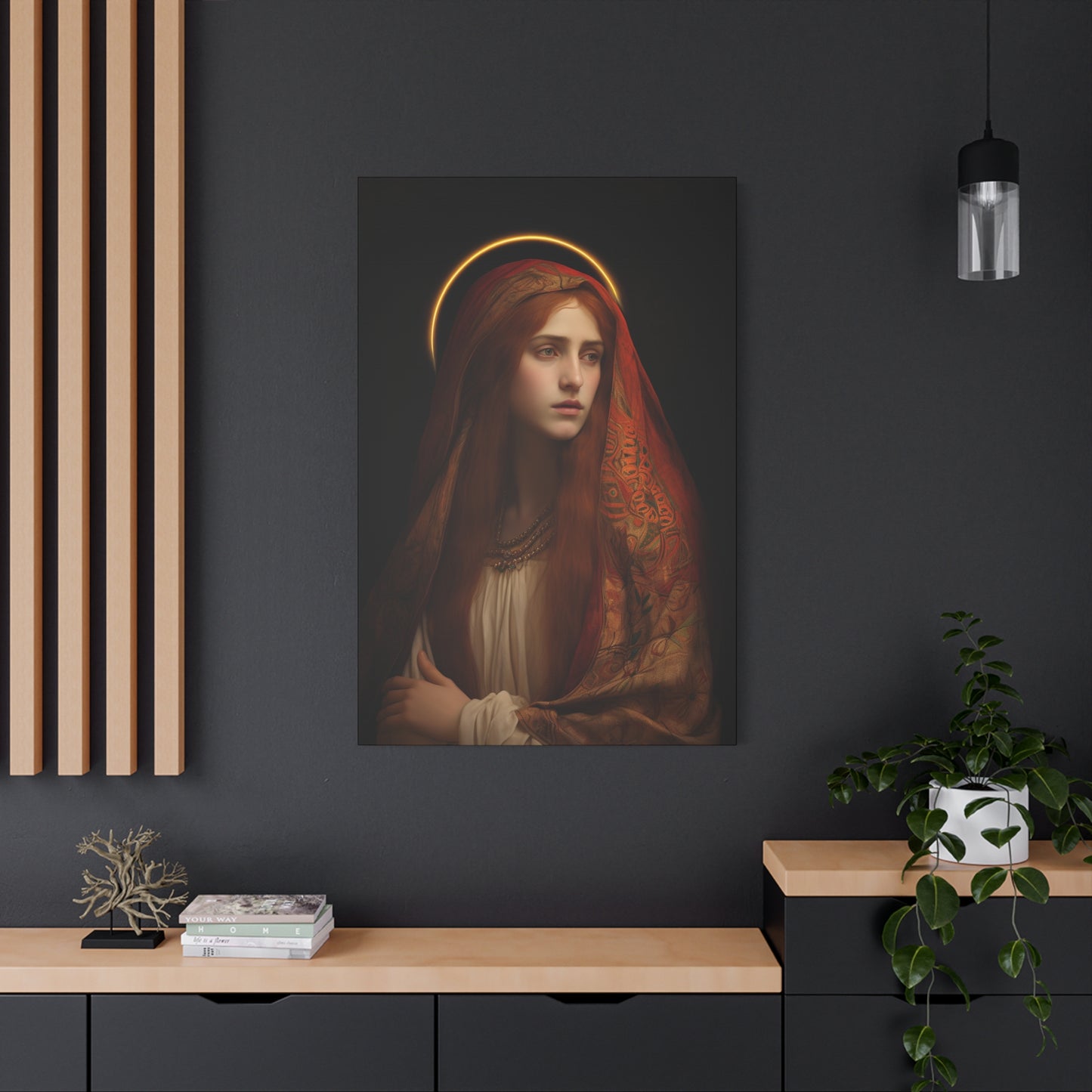 The Beloved Disciple - Mary Magdalene's Devotion - Museum Wrapped Canvas - Sanctified Souls Print - Religious Art for your Home