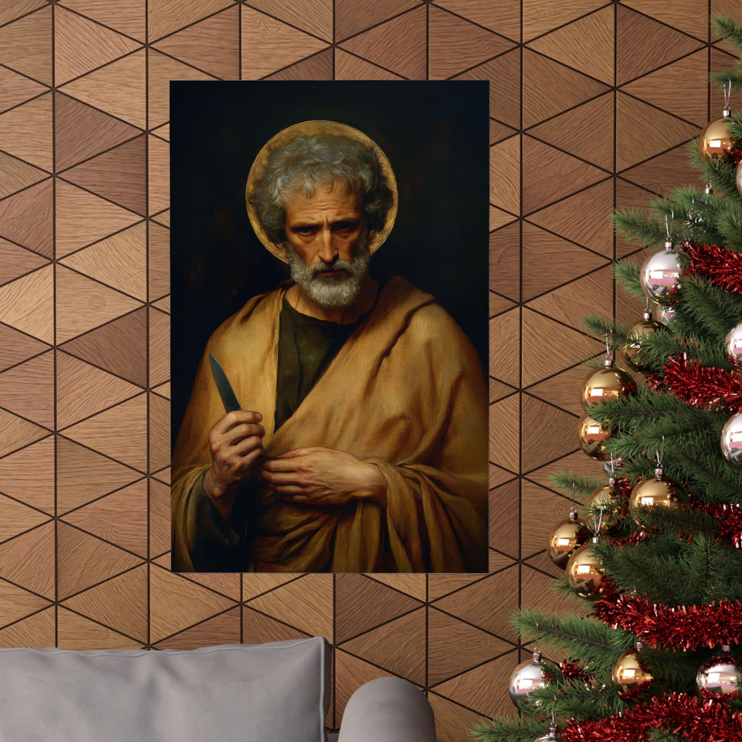 Saint Bartholomew the Apostle - Sanctified Souls Print - Multiple Sizes - Premium Matte Vertical Posters