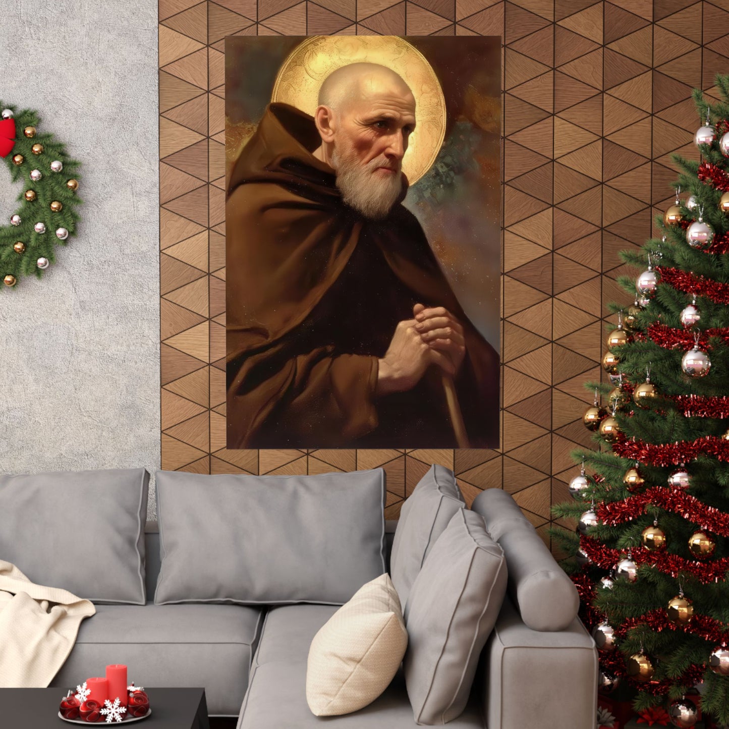 Saint Ignatius of Laconi - Sanctified Souls Print - Multiple Sizes - Premium Matte Vertical Posters