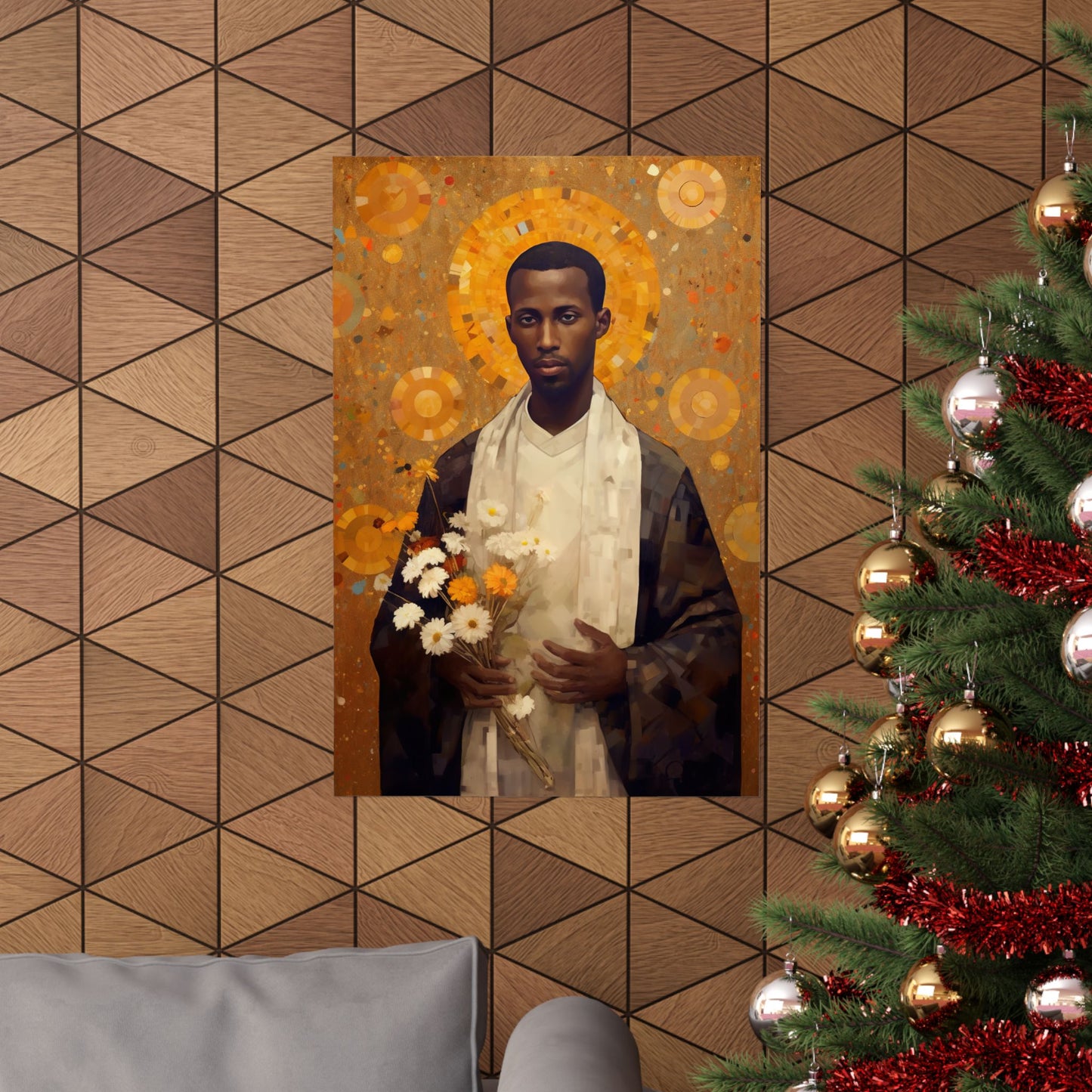 Saint Martin de Porres Print - Sanctified Souls Print - Multiple Sizes - Premium Matte Vertical Posters