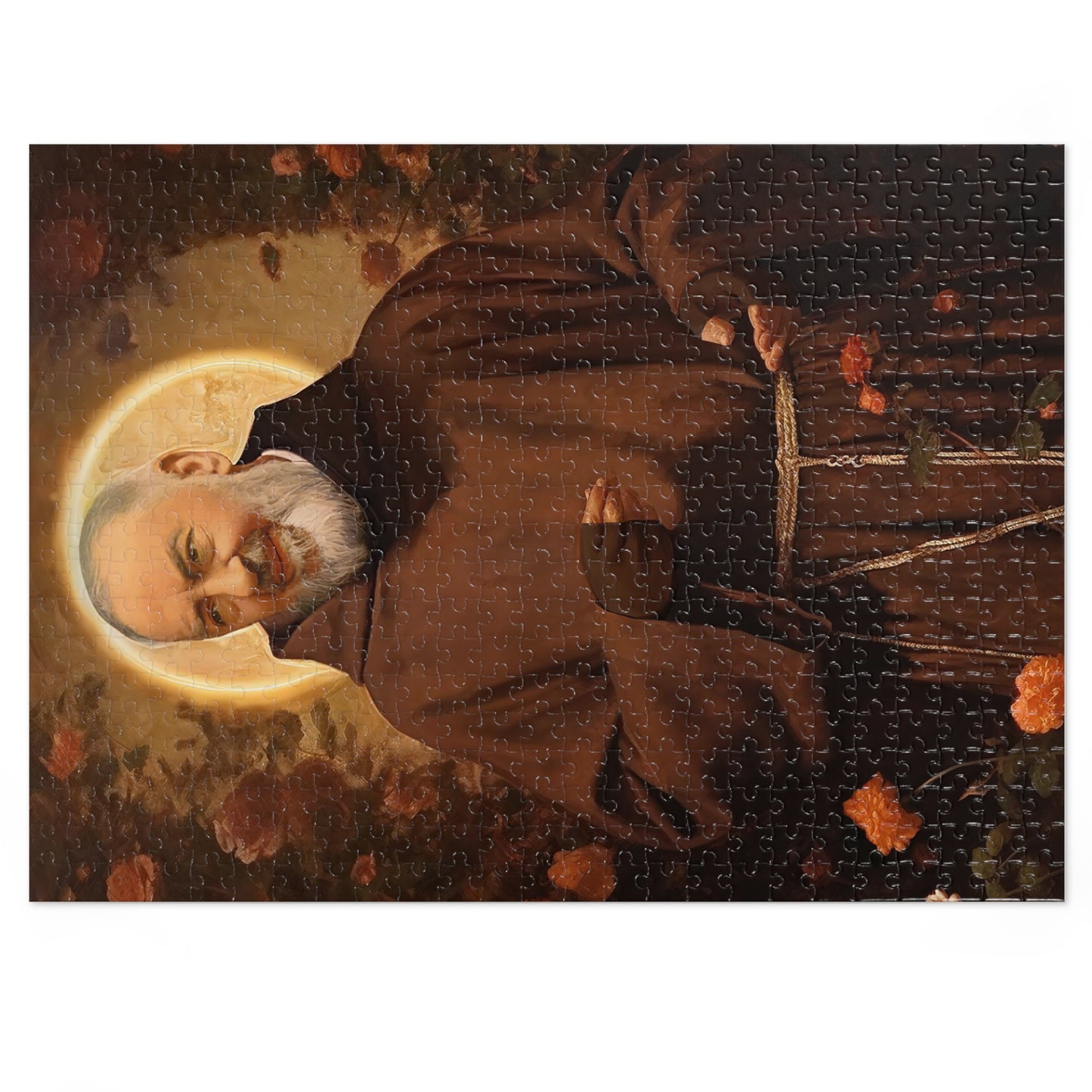 Saint Padre Pio - Puzzle and Keepsake Tin - Religious Jigsaw Puzzle (30, 110, 252, 500,1000-Piece) - Religious Puzzle