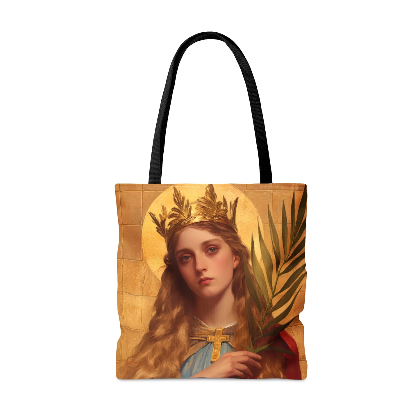 Saint Agrippina - Tote Bag - Large Medium Small Faith Art Bag - Catholic Faith Purse