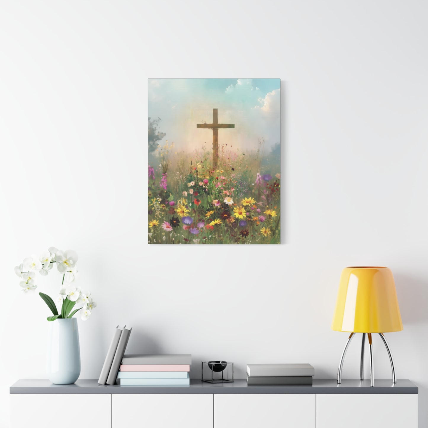 The Cross That Called the Earth to Life - Gallery Wrapped Canvas - Print - Religious Art for your Home - Catholic