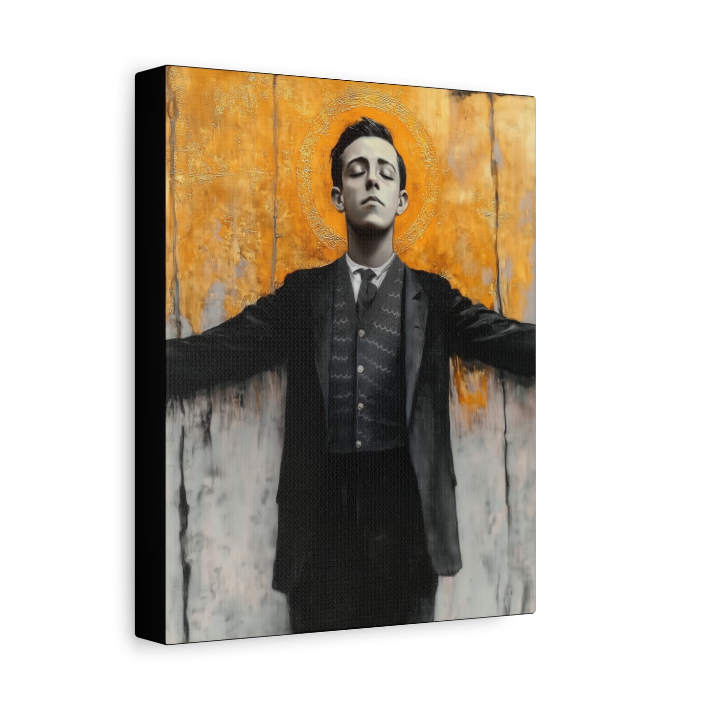 Blessed Miguel Pro- Gallery Wrapped Canvas - Print - Religious Art for your Home - Catholic Saint Art Print - Home Decor - Catholic Art