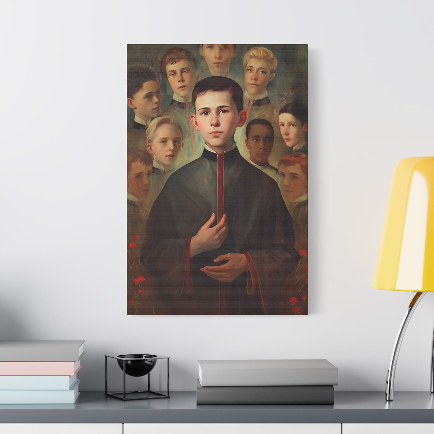 Saint John Berchmans Canvas Print - Multiple Sizes - Catholic Home art - Museum Wrapped Canvas - Sanctified Souls Print