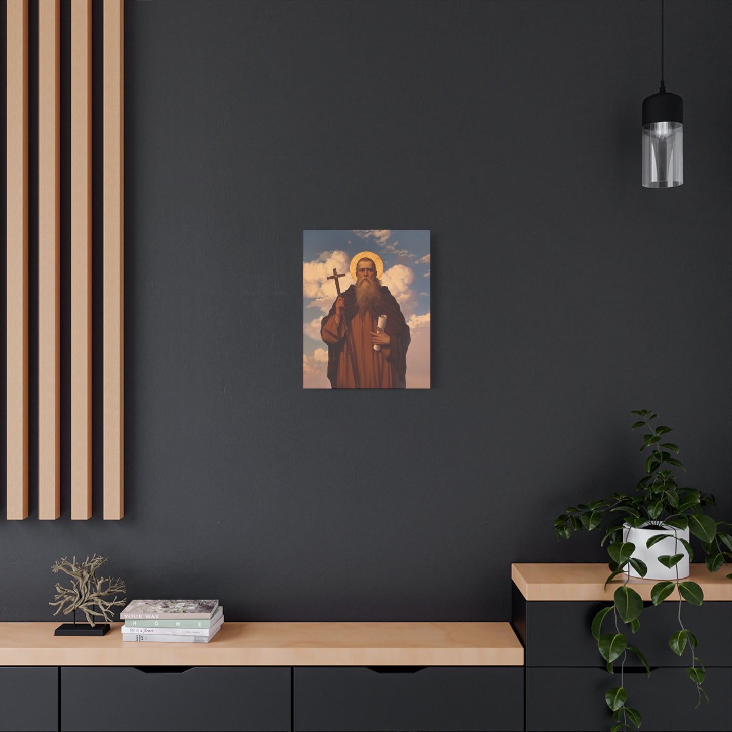 Saint Joannicus the Great / Loannikios of Mount Olympus - Gallery Wrapped Canvas - Print - Religious Art for your Home - Catholic Art Print