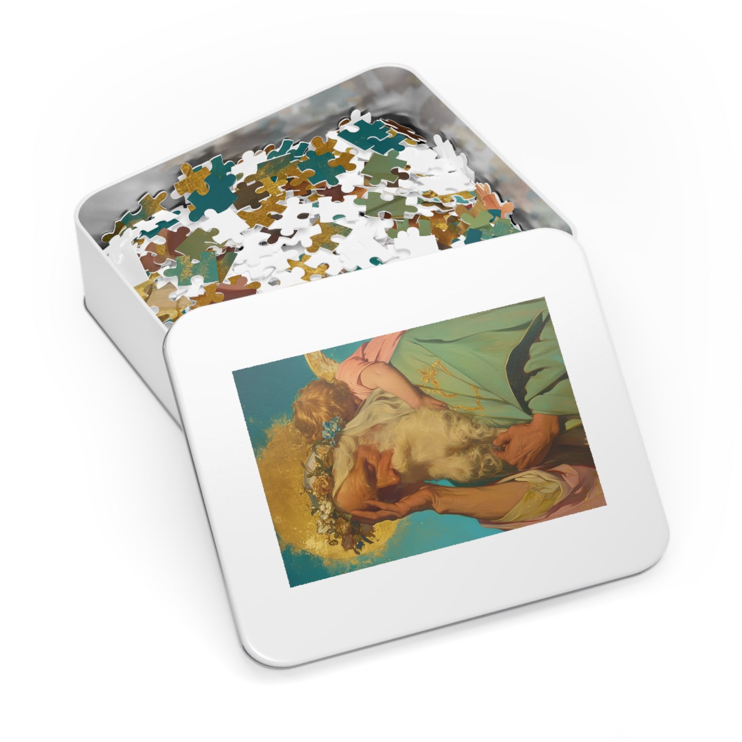 Saint Alexis Falconieri - Puzzle and Keepsake Tin - Religious (30, 110, 252, 500,1000) - Religious Puzzle - Gifts for Catholics