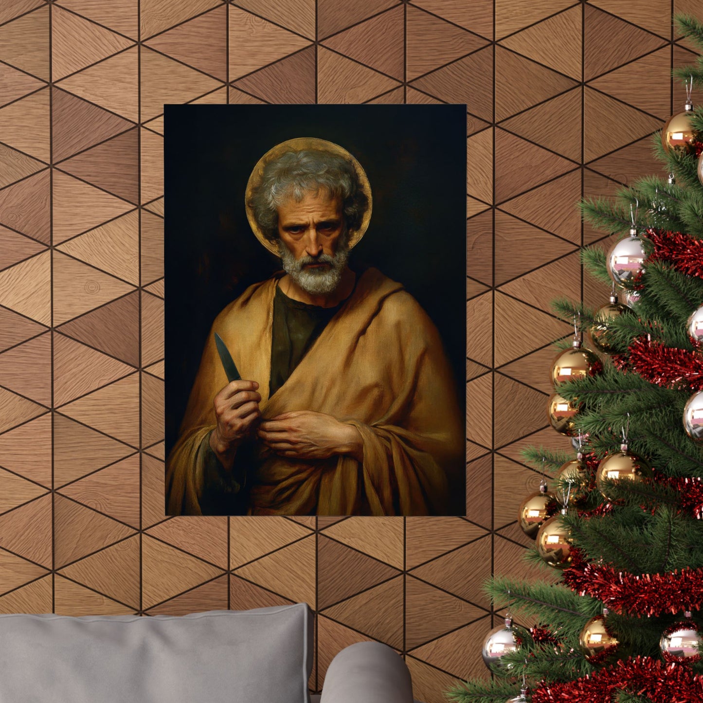 Saint Bartholomew the Apostle - Sanctified Souls Print - Multiple Sizes - Premium Matte Vertical Posters