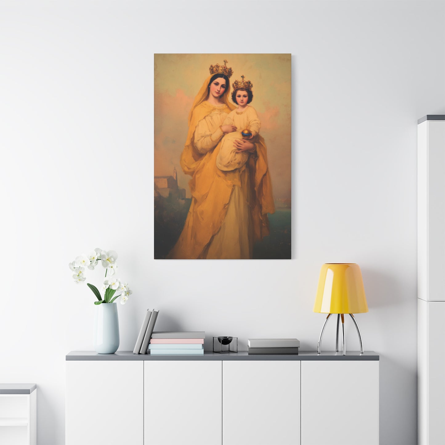 Our Lady of Prompt Succor - Gallery Wrapped Canvas - Print - Religious Art for your Home - Catholic
