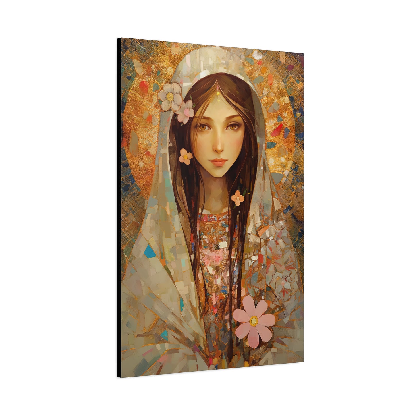 Saint Maria Goretti - Museum Wrapped Canvas - Sanctified Souls Print - Religious Art for your Home
