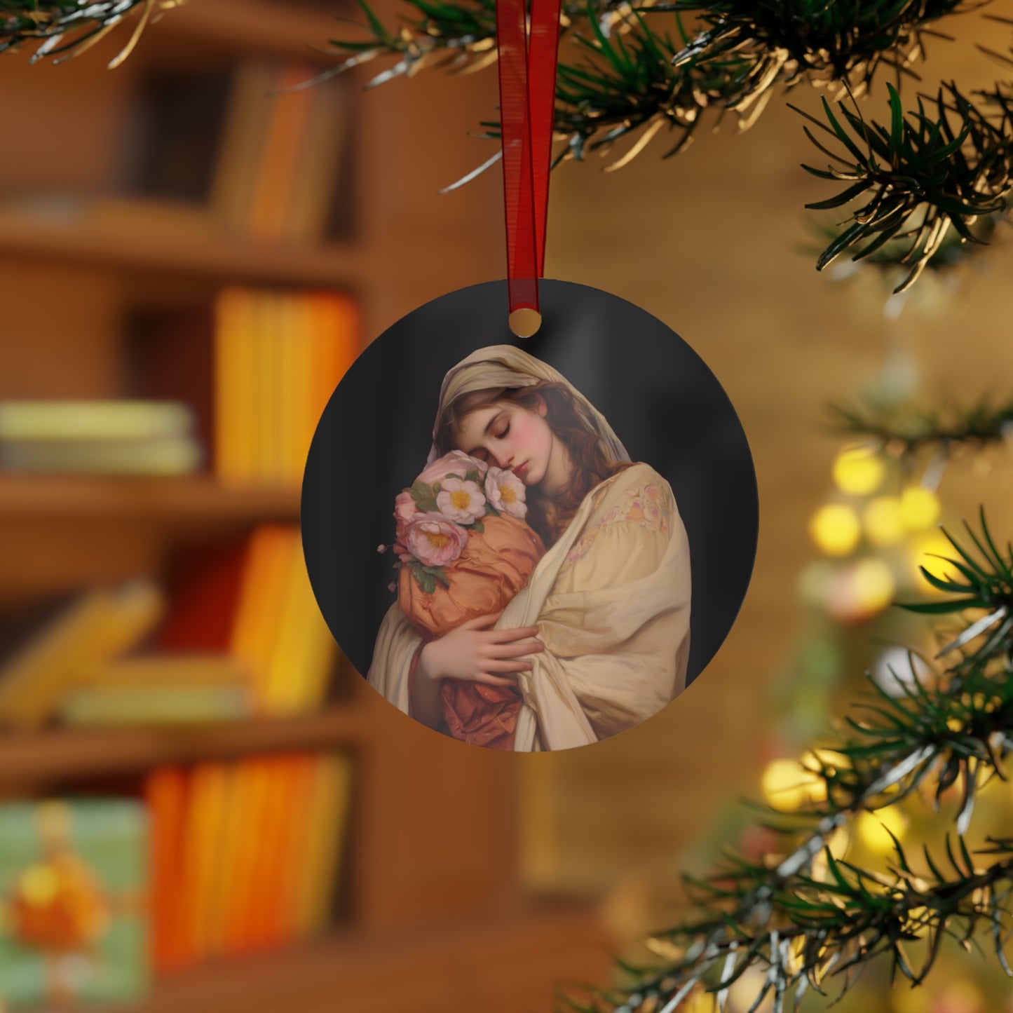 The Silent Cry of the Holy Innocents - The Feast of the Holy Innocents Metal Ornament - Religious Holiday Christmas Keepsake - Catholic