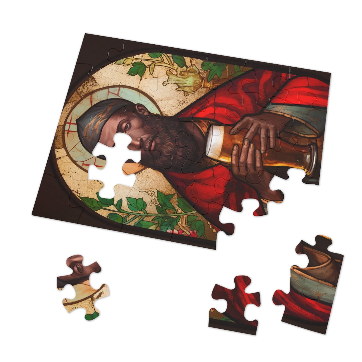Saint Augustine of Hippo - Puzzle and Keepsake Tin - Religious Jigsaw Puzzle (30, 110, 252, 500,1000-Piece) - Religious Puzzle