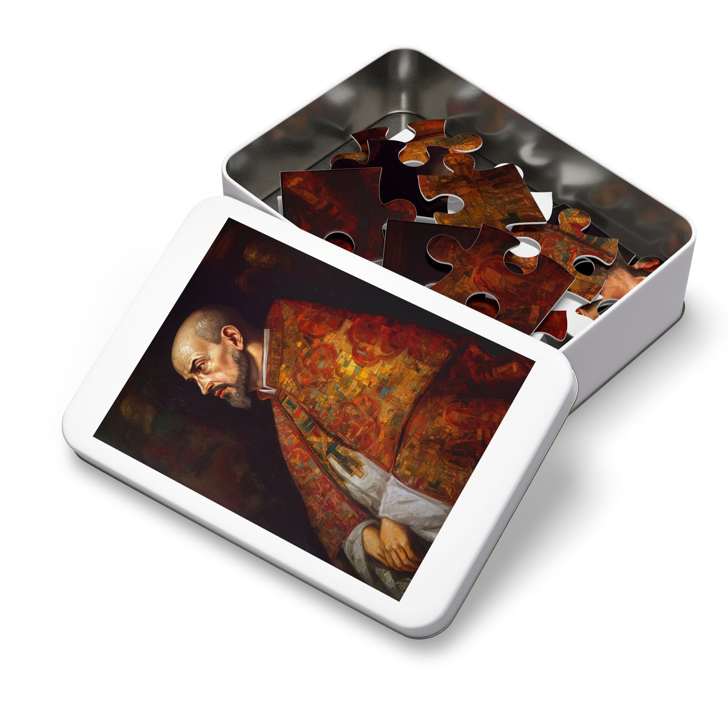 Saint Ignatius - Puzzle and Keepsake Tin - Religious Jigsaw Puzzle (30, 110, 252, 500,1000-Piece) - Religious Puzzle