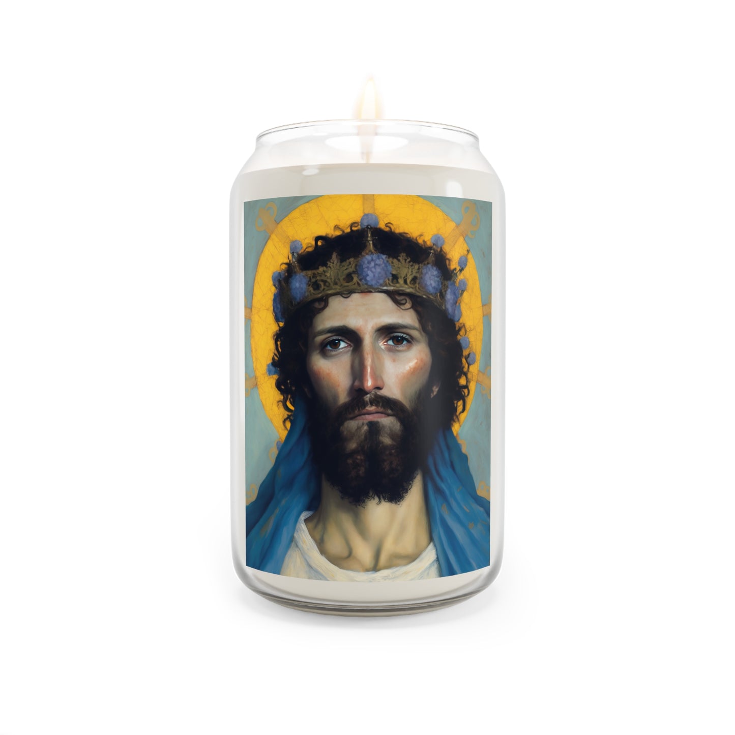 Portrait of Christ our Lord - Scented Prayer Candle, 13.75oz - Tall Size - Religious Prayer Candle - Catholic Art - Religious Gift