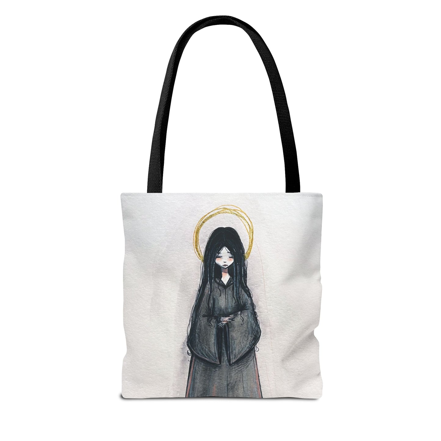 Blessed Mary Magdalen Kiota Hand-Drawn Catholic Tote Bag | Martyrs of Japan Christian Tote | Sanctified Solocosmo Religious Tote