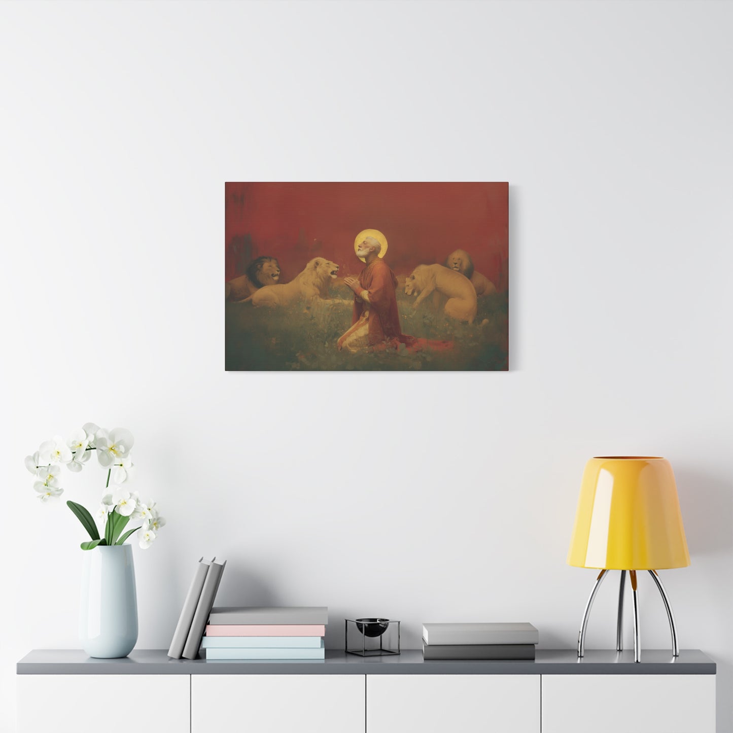 Saint Ignatius of Antioch -  Museum Wrapped Canvas - Sanctified Souls Print - Religious Art for your Home - Catholic Patron Saint Art