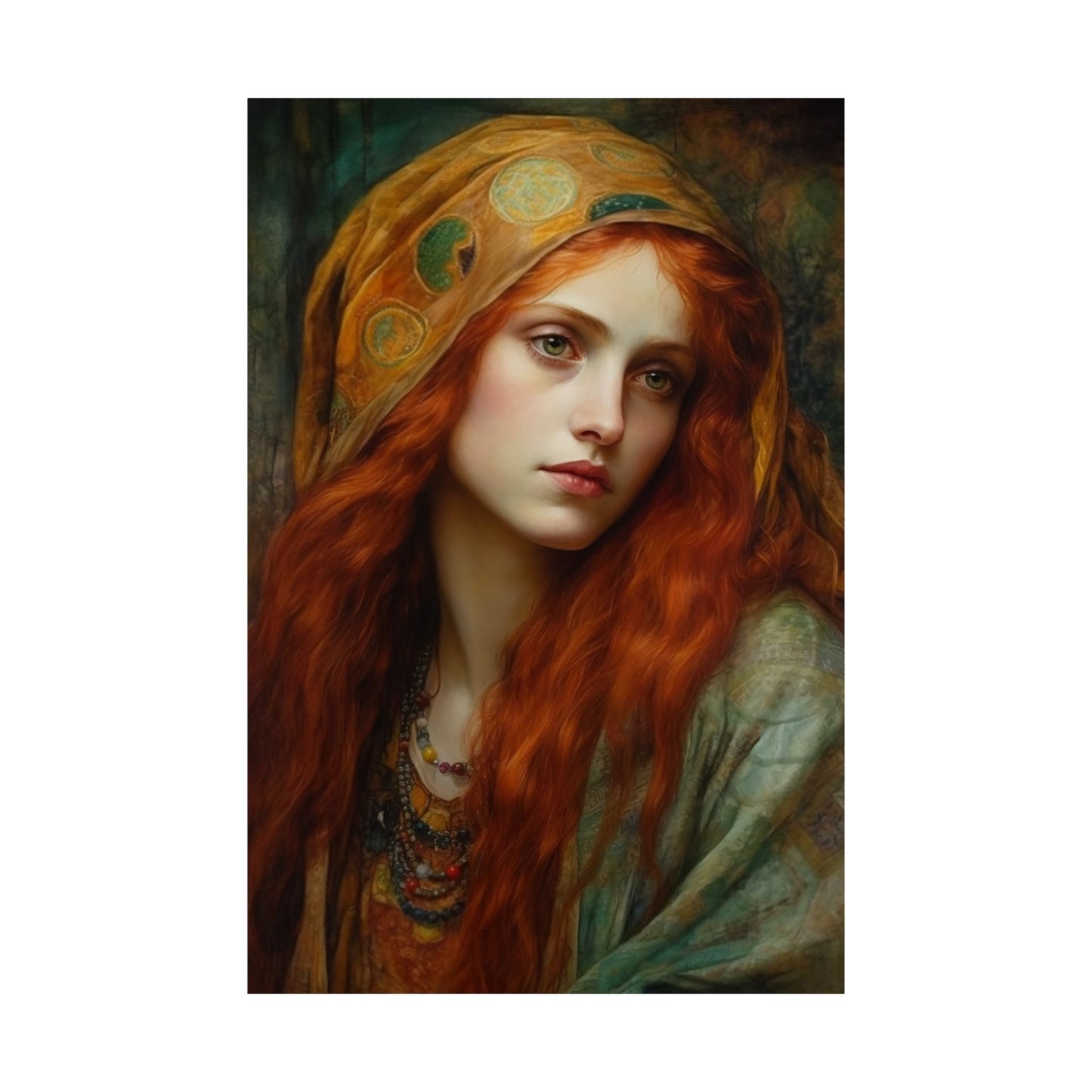 Mary Magdalene's Inner Peace Print - Sanctified Souls Print - Multiple Sizes - Premium Matte Vertical Posters