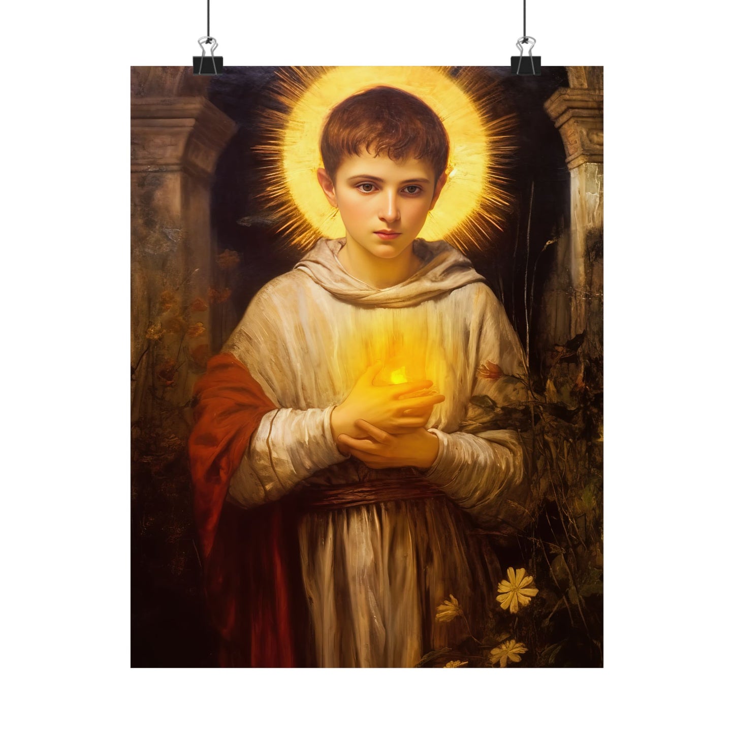 Saint Tarsicius Print - Sanctified Souls Print - Multiple Sizes - Premium Matte Vertical Posters