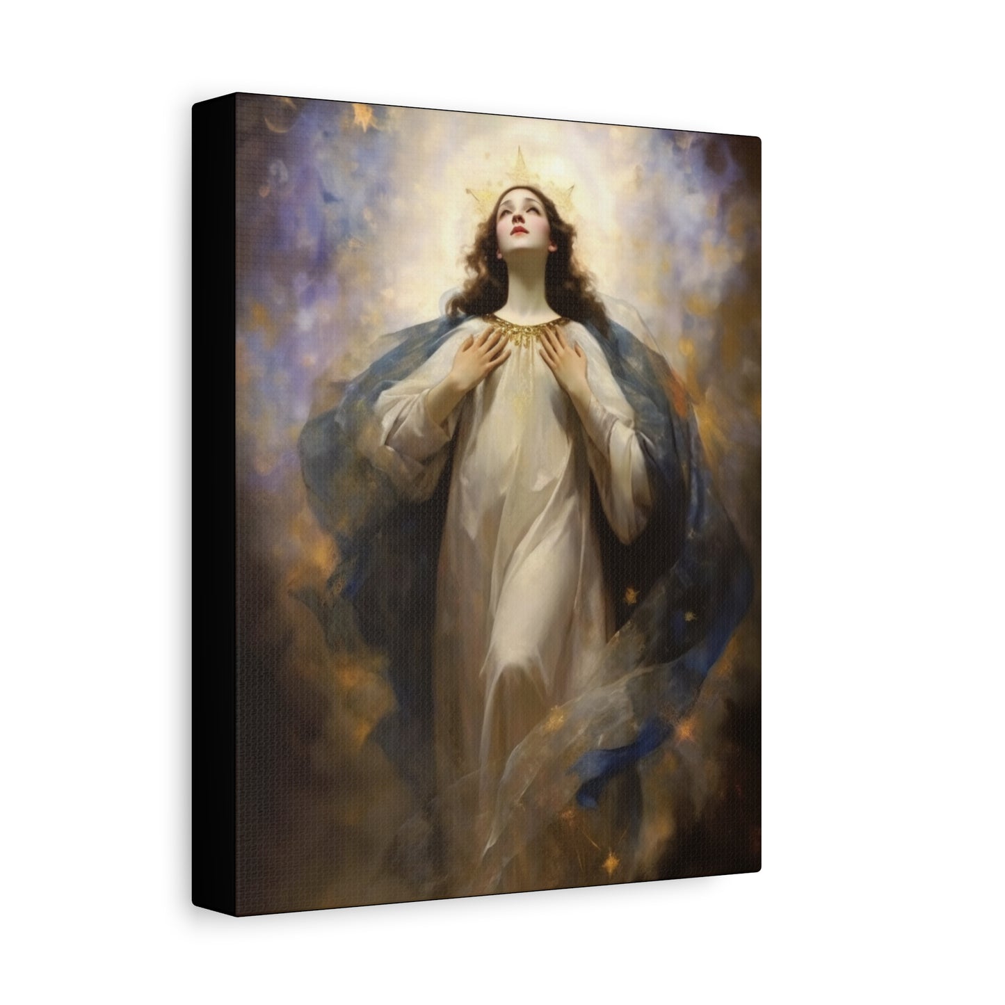 The Assumption of Mary - Museum Wrapped Canvas - Sanctified Souls Print - Religious Art for your Home