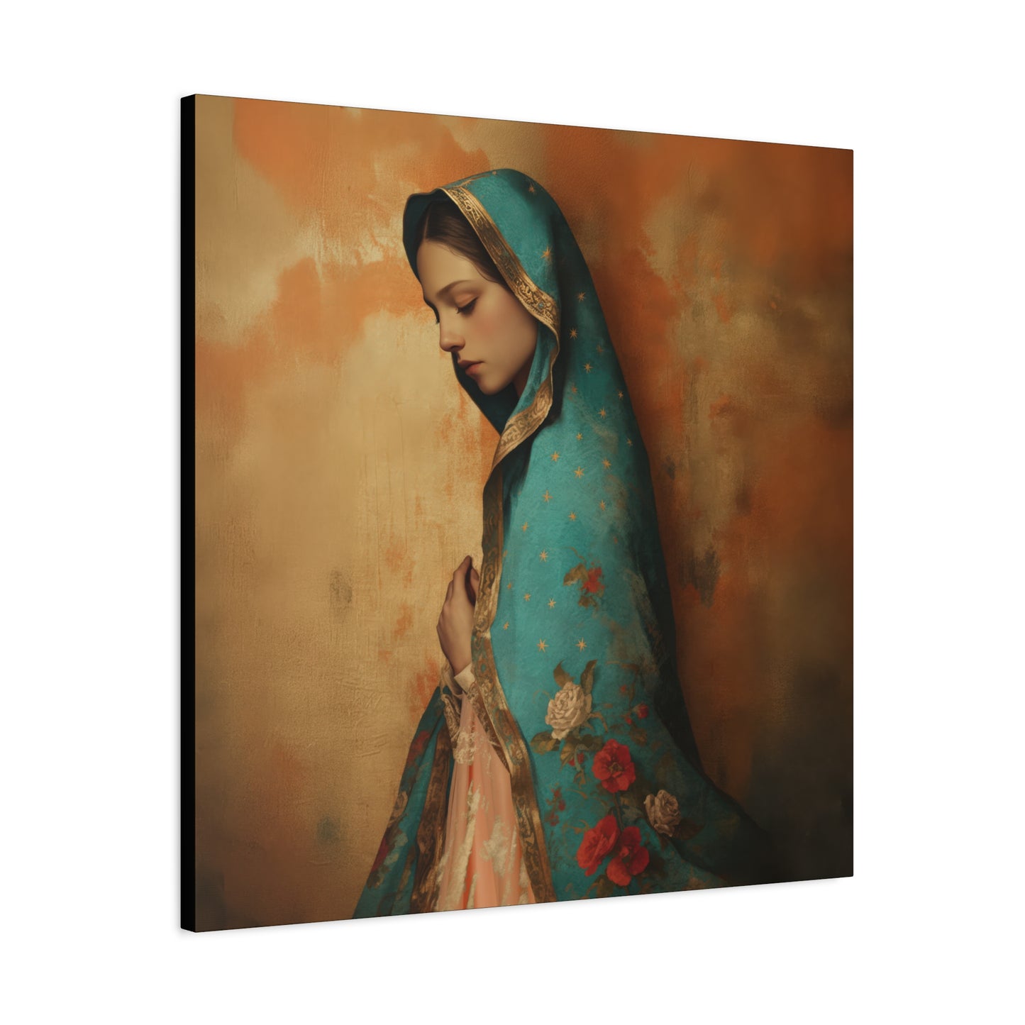 Our Lady of Guadalupe - Gallery Wrapped Canvas - Print - Religious Art for your Home - Catholic Art