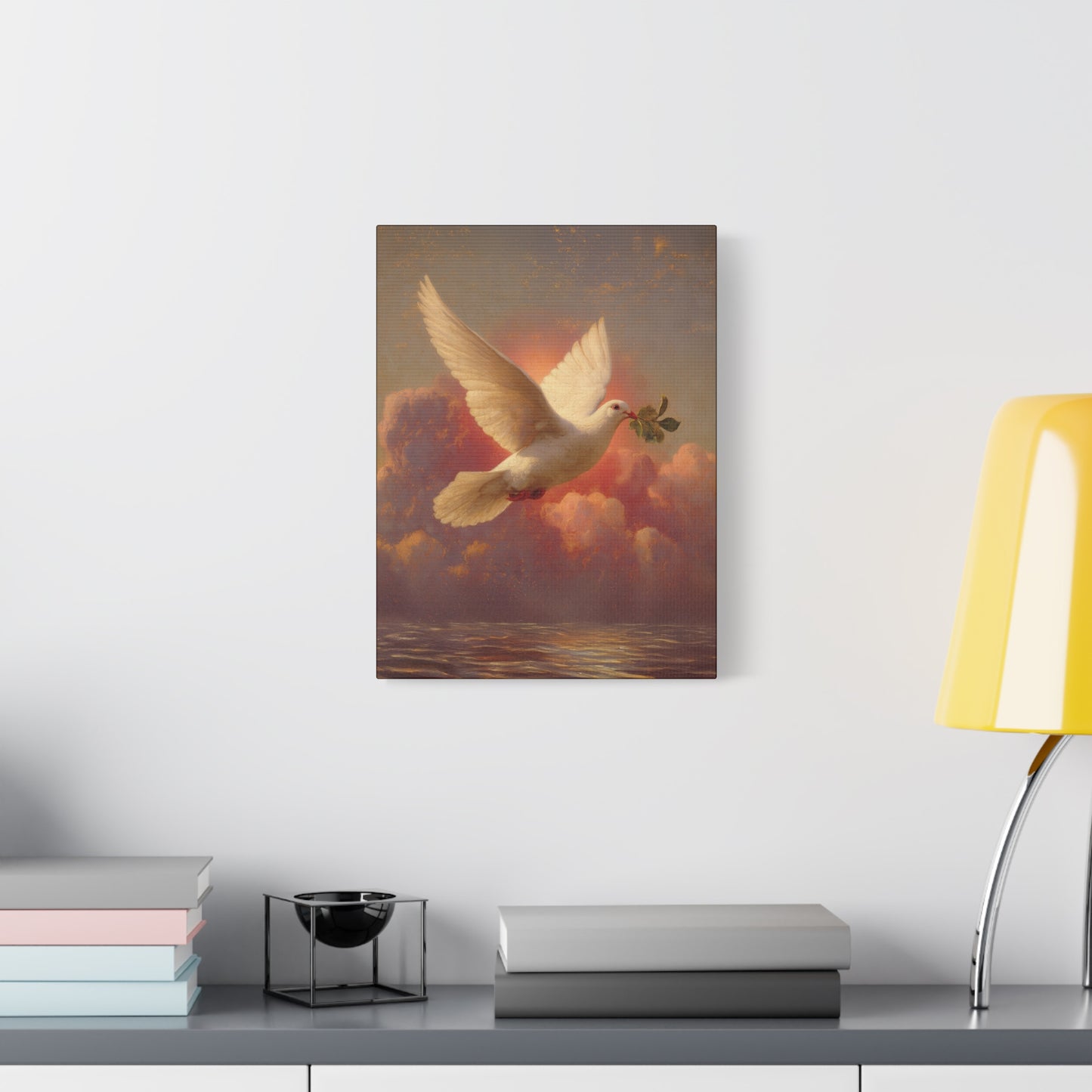 The Spirit Who Restored the Horizon - Holy Spirit - The Dove- Gallery Wrapped Canvas - Print - Religious Art for your Home - Catholic