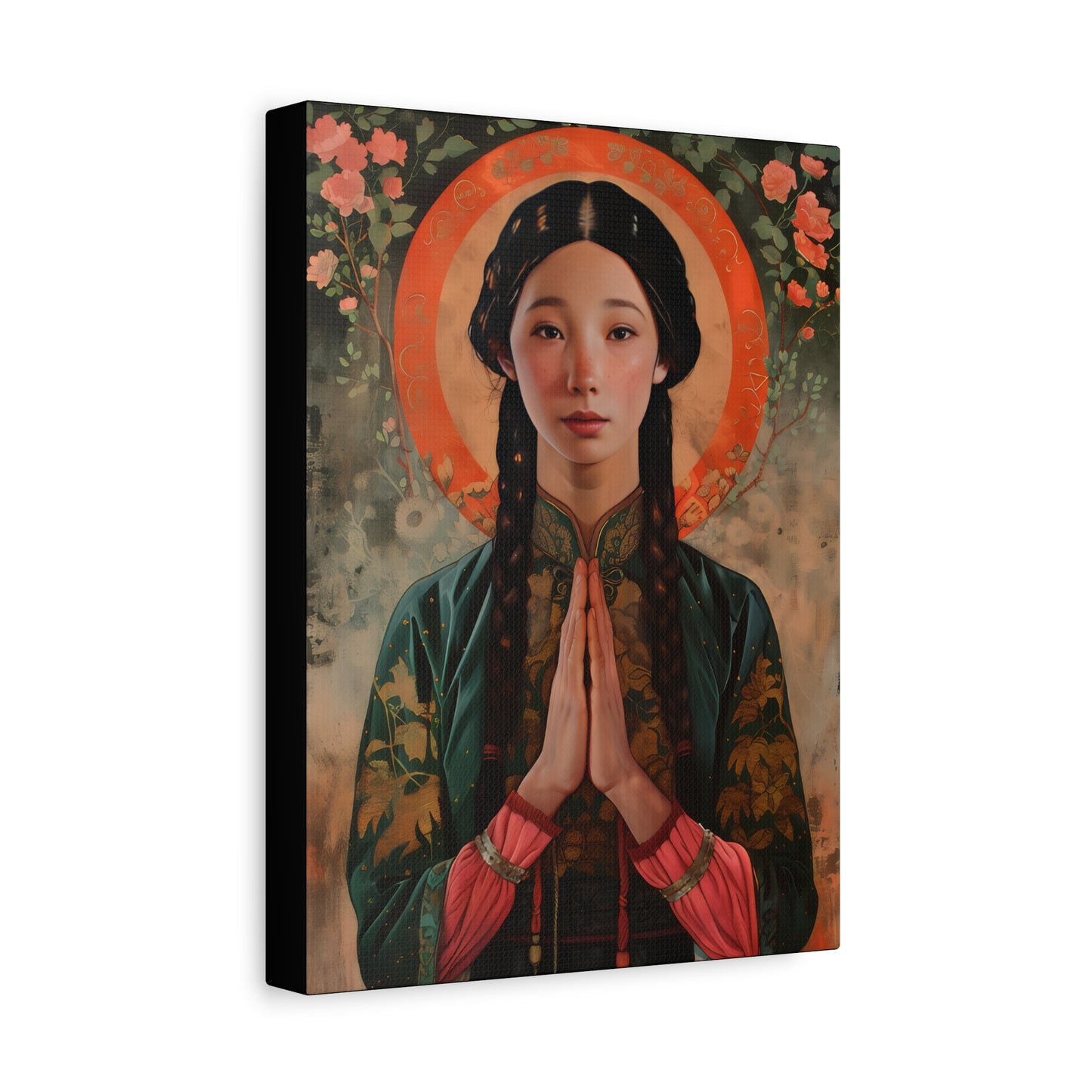Saint Anna Wang - Museum Wrapped Canvas - Sanctified Souls Print - Art for your Home - Religious Art -  Martyr of China