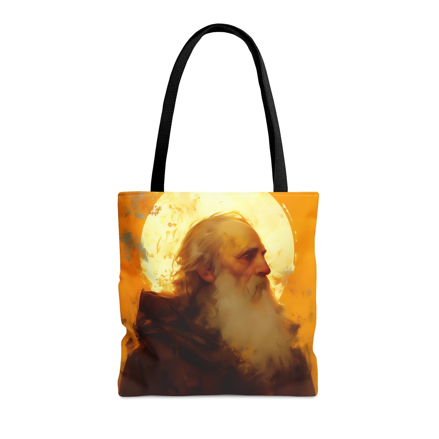 Saint Samson of Dol Tote Bag - Large Medium Small Faith Art Bag - Catholic Faith Purse - Religious Carry All - Re usable Bible Purse