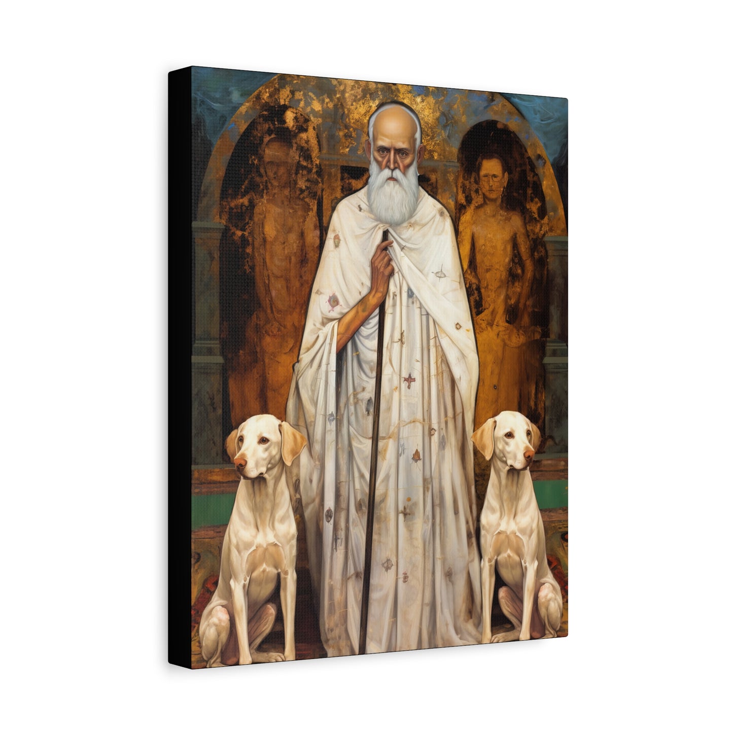 Saint Lazarus of Bethany Canvas Print - Multiple Sizes - Catholic Home art - Museum Wrapped Canvas - Sanctified Souls Print