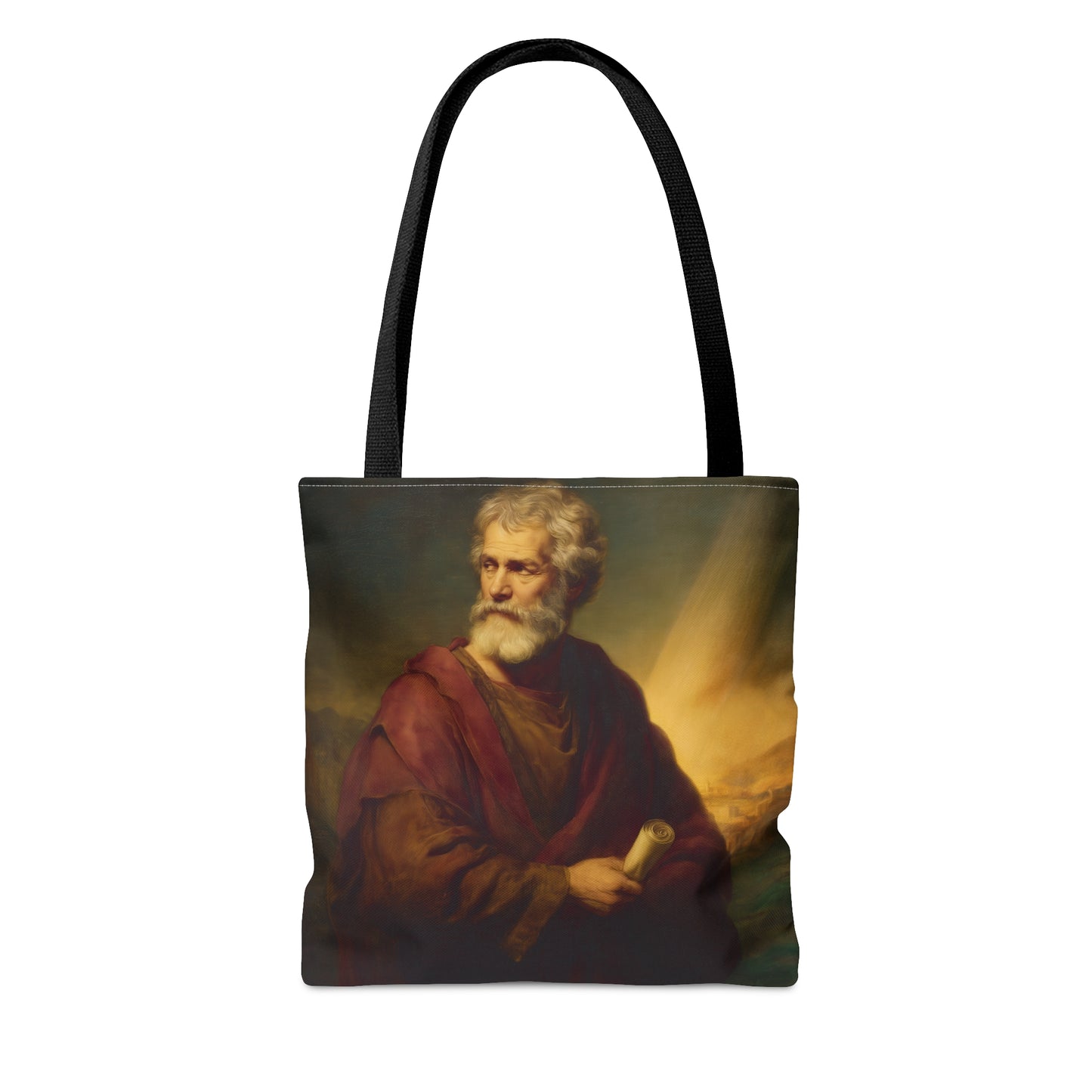 Saint Philip the Apostle Tote Bag - Large Medium Small Faith Art Bag - Bible Study Faith Purse - Double Sided