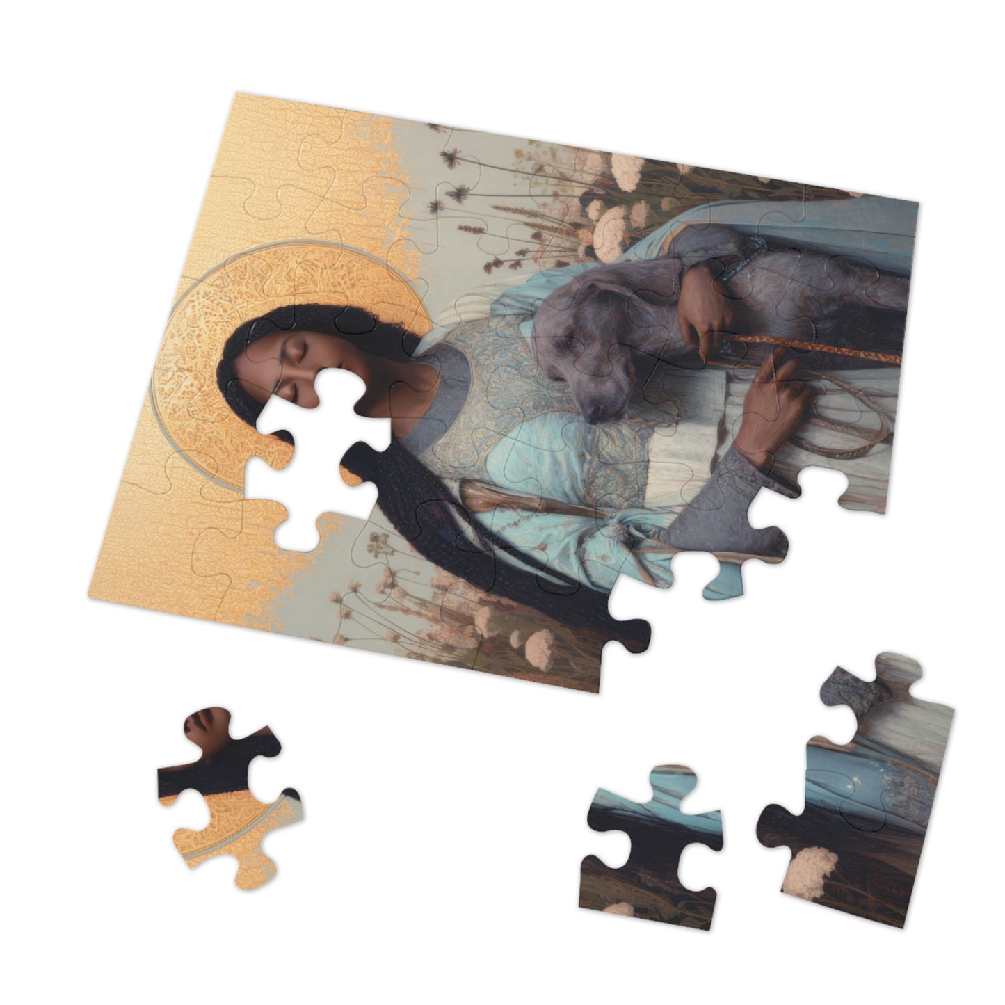 Saint Quiteria - Puzzle & Keepsake Tin - Religious Jigsaw Puzzle (30, 110, 252, 500,1000-Piece)