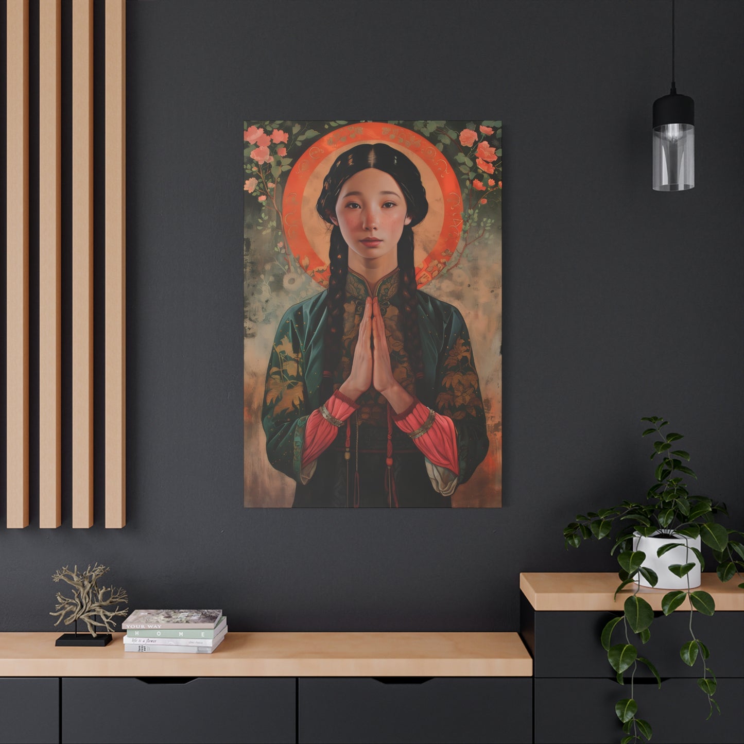Saint Anna Wang - Museum Wrapped Canvas - Sanctified Souls Print - Art for your Home - Religious Art -  Martyr of China