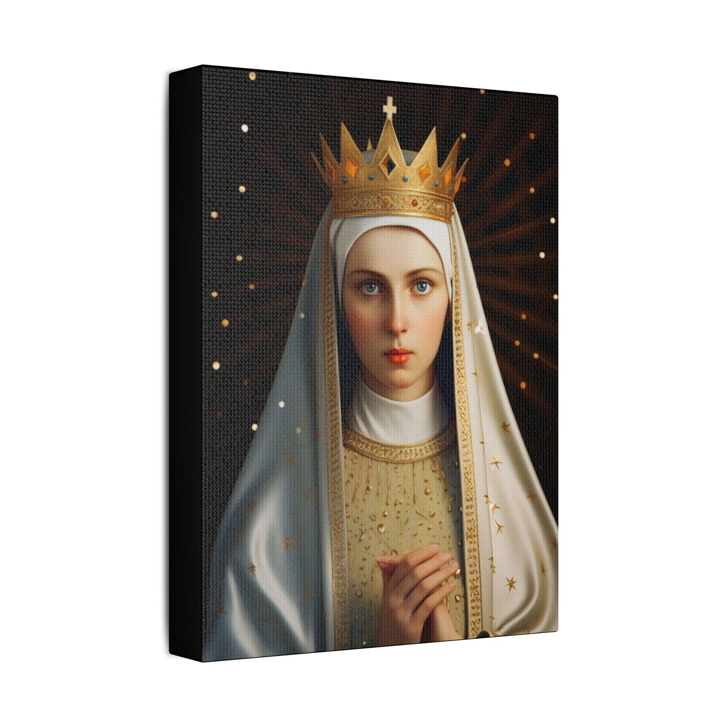 Saint Kinga of Poland Canvas Print - Multiple Sizes - Catholic Home art - Museum Wrapped Canvas - Sanctified Souls Print