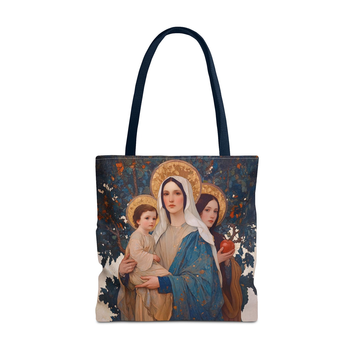 New Eve / Mary, The New Eve - Mother Mary Title - Marian Art - Tote Bag - Large Medium Small Faith Art Bag - Tote Purse