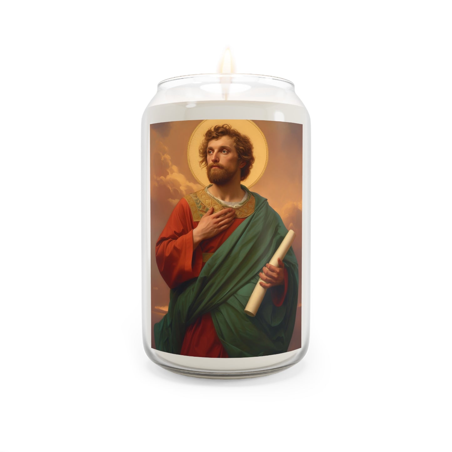 Saint Timothy - Scented Prayer Candle, 13.75oz - Tall Size - Religious Prayer Candle - Catholic Art