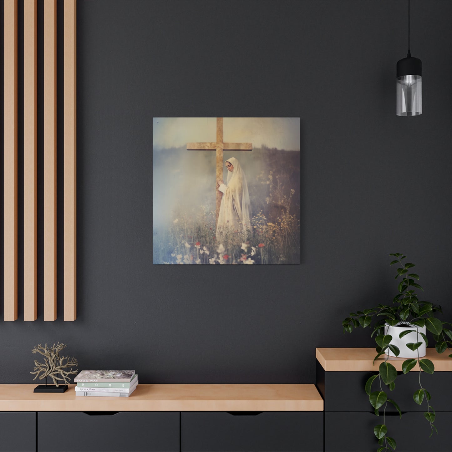The Feast of the Exaltation of the Holy Cross - Multiple Sizes - Catholic Home art - Museum Wrapped Canvas - Sanctified Souls Print