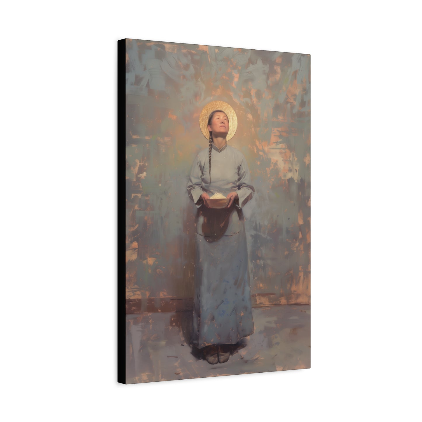 Saint Martha Wang - Chinese Martyr Saint  - Gallery Wrapped Canvas - Print - Religious Art for your Home - Catholic Art