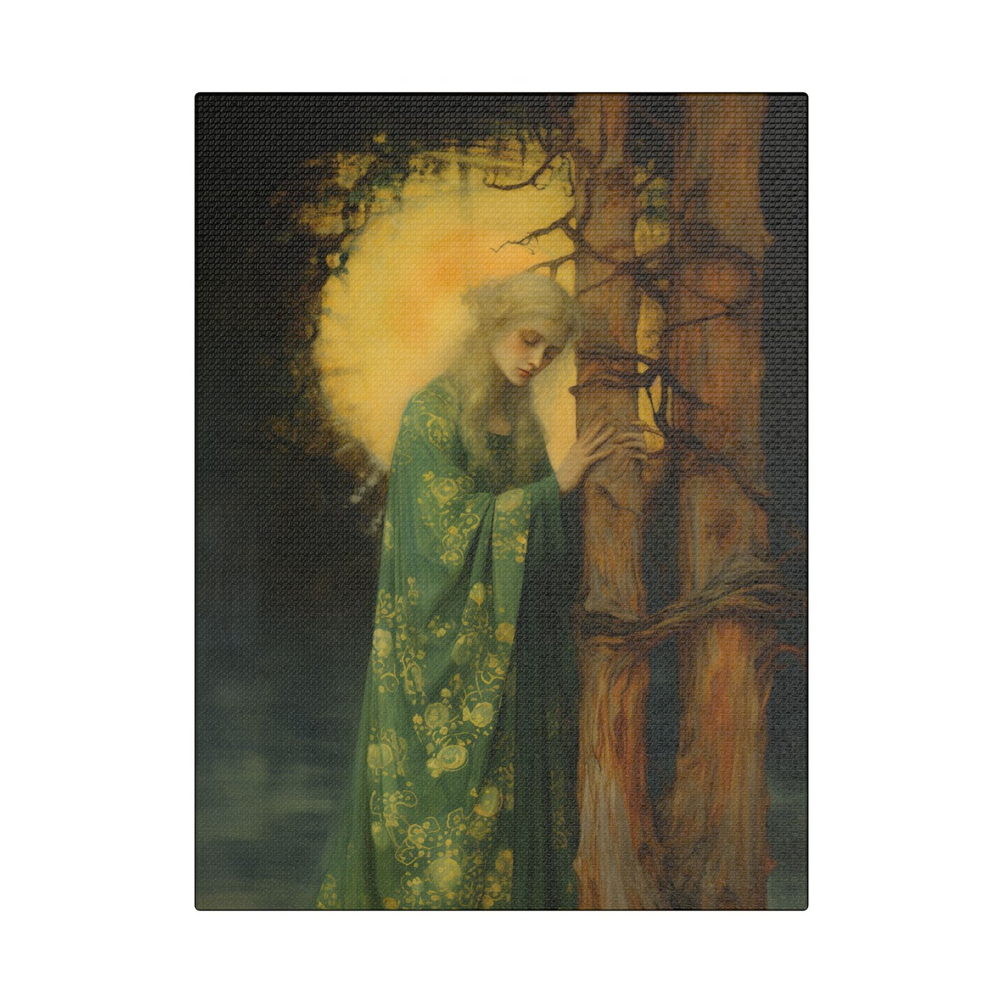 Saint Afra Canvas Print - Multiple Sizes - Catholic Home art - Gallery Wrapped Canvas - Sanctified Souls Print