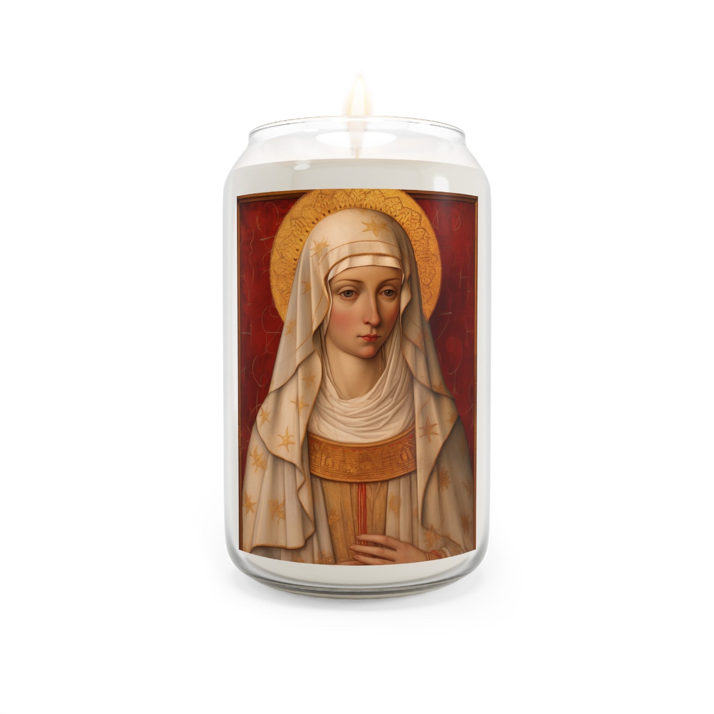 Saint Isidora - The Fool for Christ Candle  - Scented Prayer Candle, 13.75oz - Religious Prayer Candle - Catholic Saint Candle