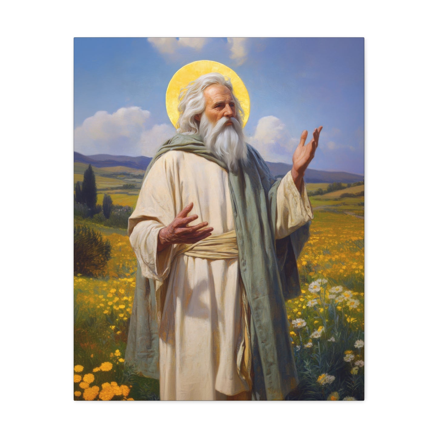 Saint Hilary of Arles - Gallery Wrapped Canvas - Print - Religious Art for your Home - Catholic Art Print