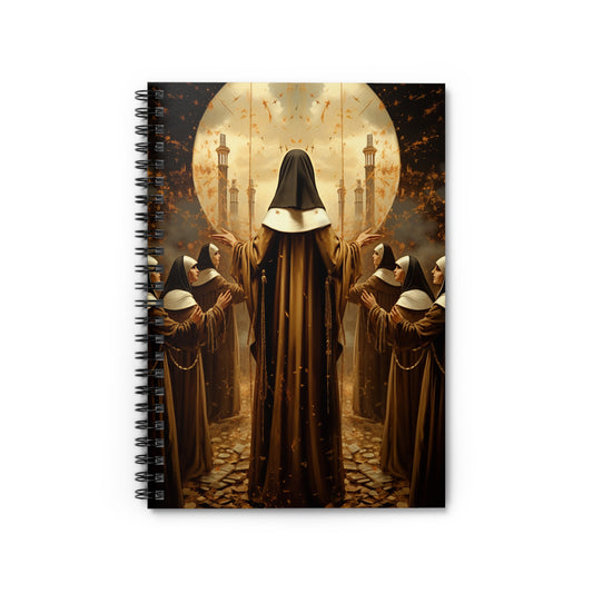 The Blessed Martyrs of Compiègne - Sanctified Souls Art - Religious Based Notebook - Spiral Notebook - Ruled Line