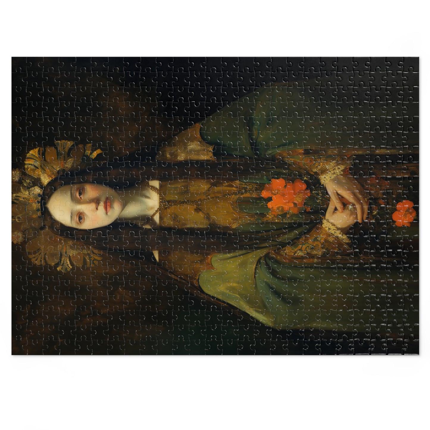 Saint Elizabeth of Portugal - Puzzle and Keepsake Tin - Religious Jigsaw Puzzle (30, 110, 252, 500,1000-Piece) - Religious Puzzle