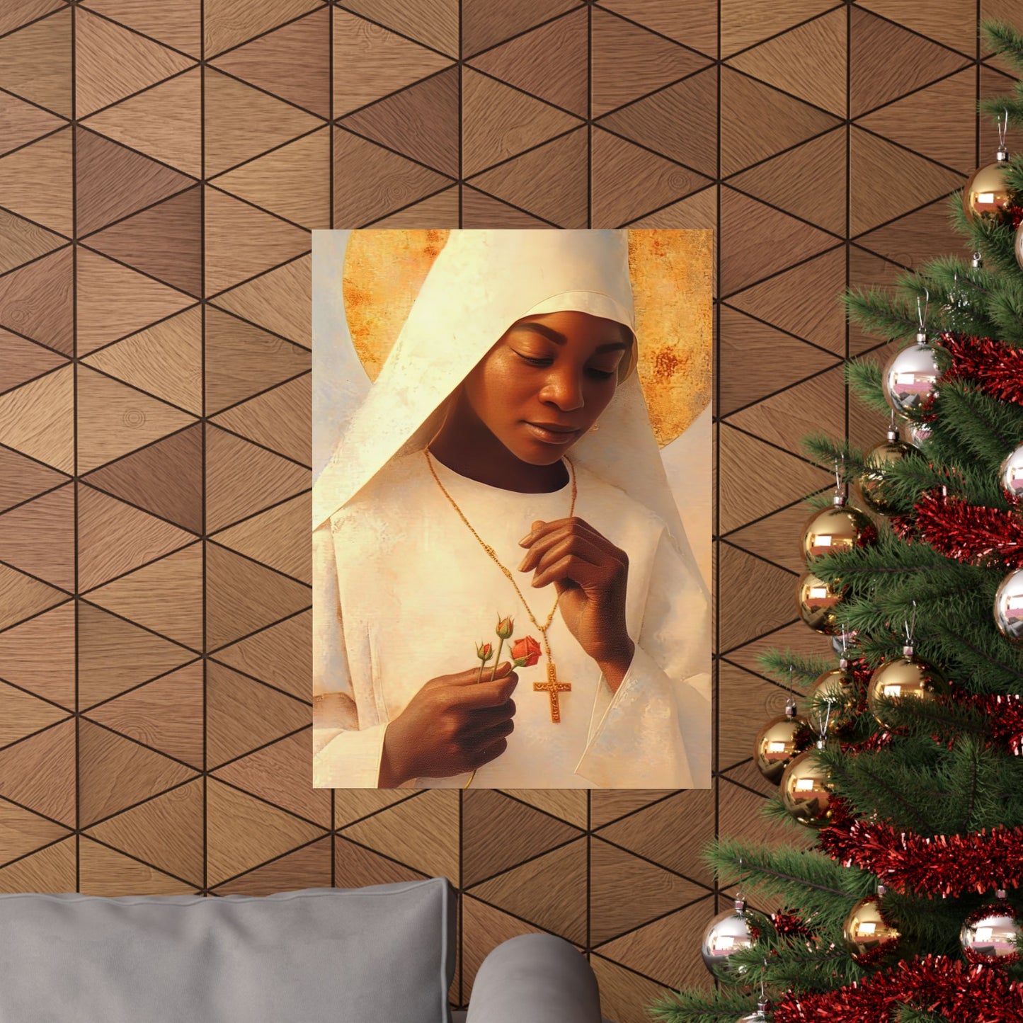 Blessed Marie-Clementine Anuarite Nengapeta - Sanctified Souls Print - Multiple Sizes - Premium Matte Vertical Posters