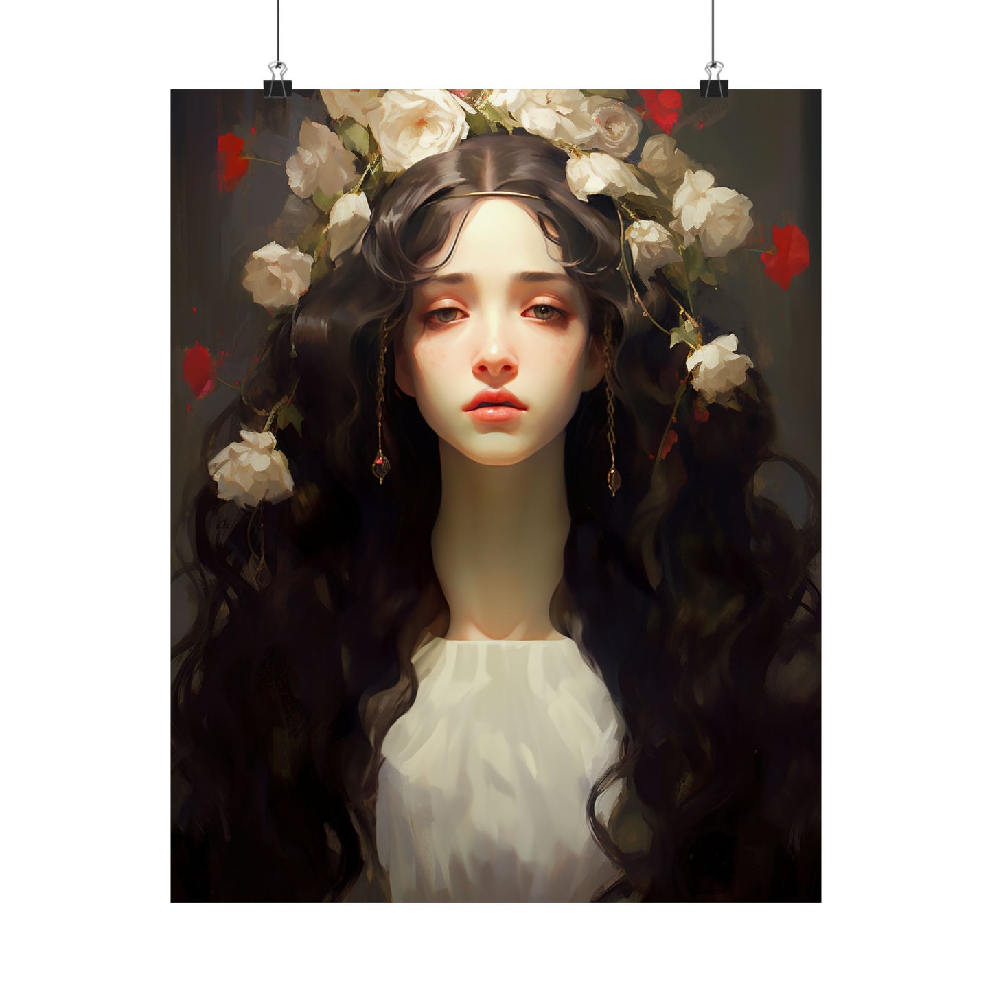 Saint Flora - Sanctified Souls Print - Multiple Sizes - Premium Matte Vertical Posters