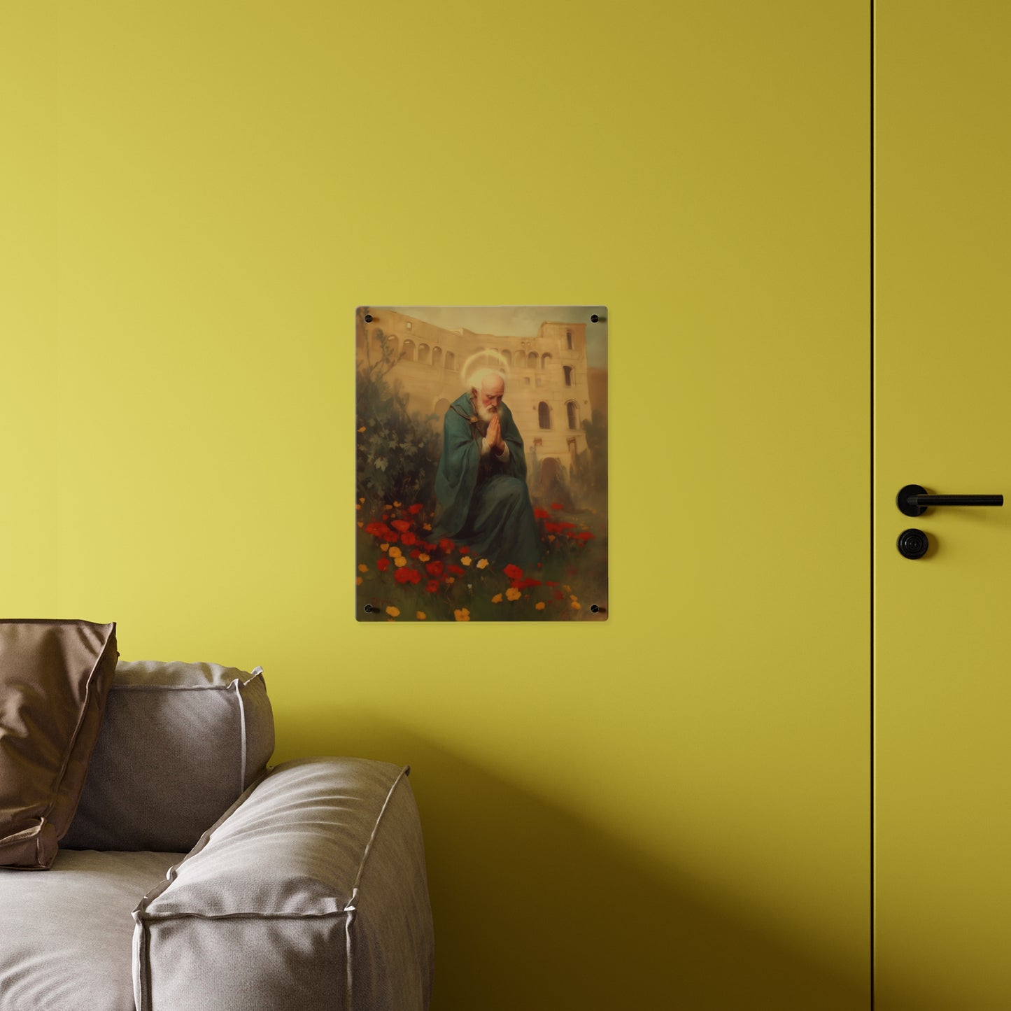 Saint Cyprian Wall Art Panel - Ready to Hang Acrylic Print - Catholic Saint Art - Patron Saint Print - Martyr Art