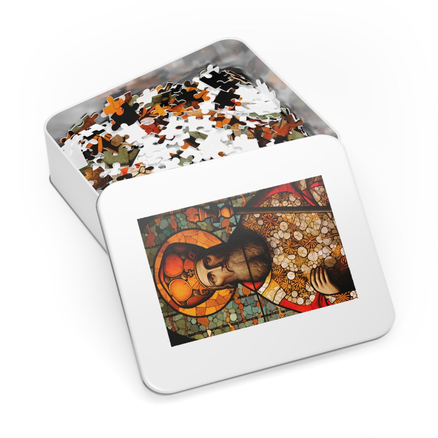 Saint Henry II - Puzzle and Keepsake Tin - Religious Jigsaw Puzzle (30, 110, 252, 500,1000-piece) - Religious Puzzle