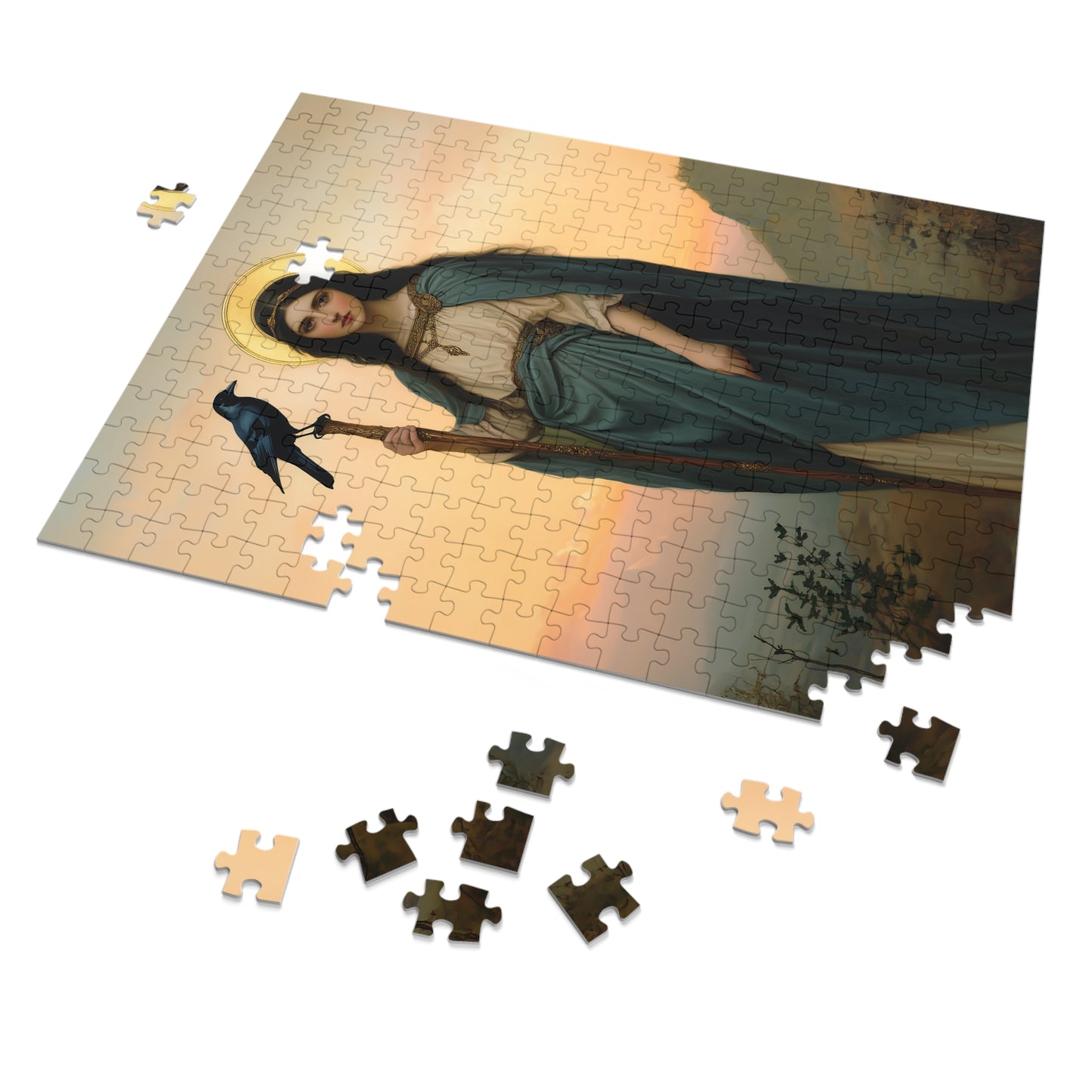 Saint Oda - Puzzle and Keepsake Tin - Religious (30, 110, 252, 500,1000) - Religious Puzzle - Gifts for Catholic Families