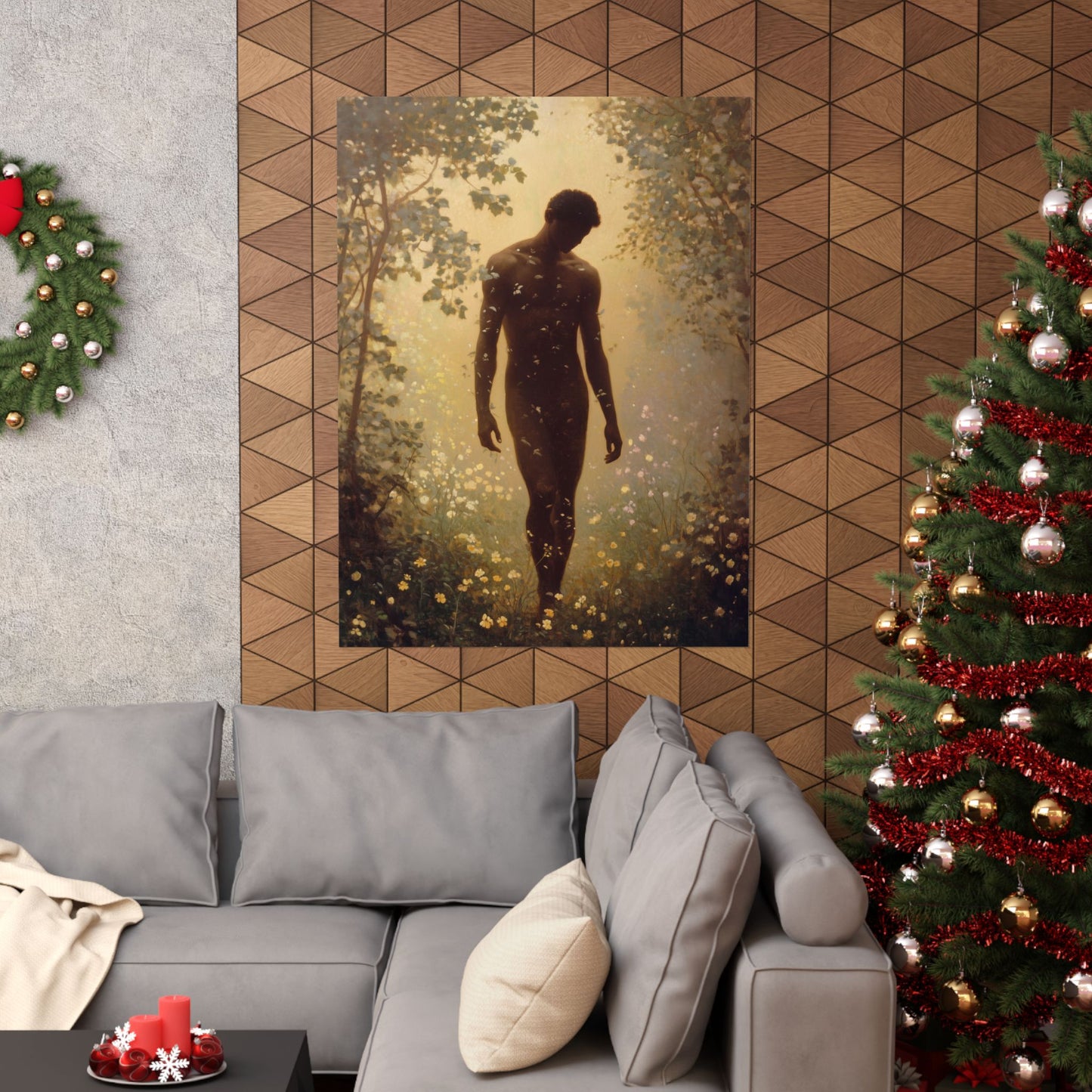 Saint Adam - Sanctified Souls Print - Multiple Sizes - Premium Posters - Catholic Art - Christian Home Decor Artwork